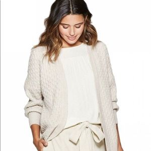 Universal Thread open-front cable knit cardigan